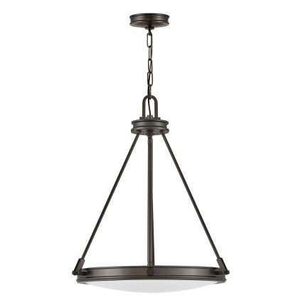 Hinkley - Kronleuchter mit Kette COLLIER 4xE14/40W/230V Ø 54,3 cm schwarz