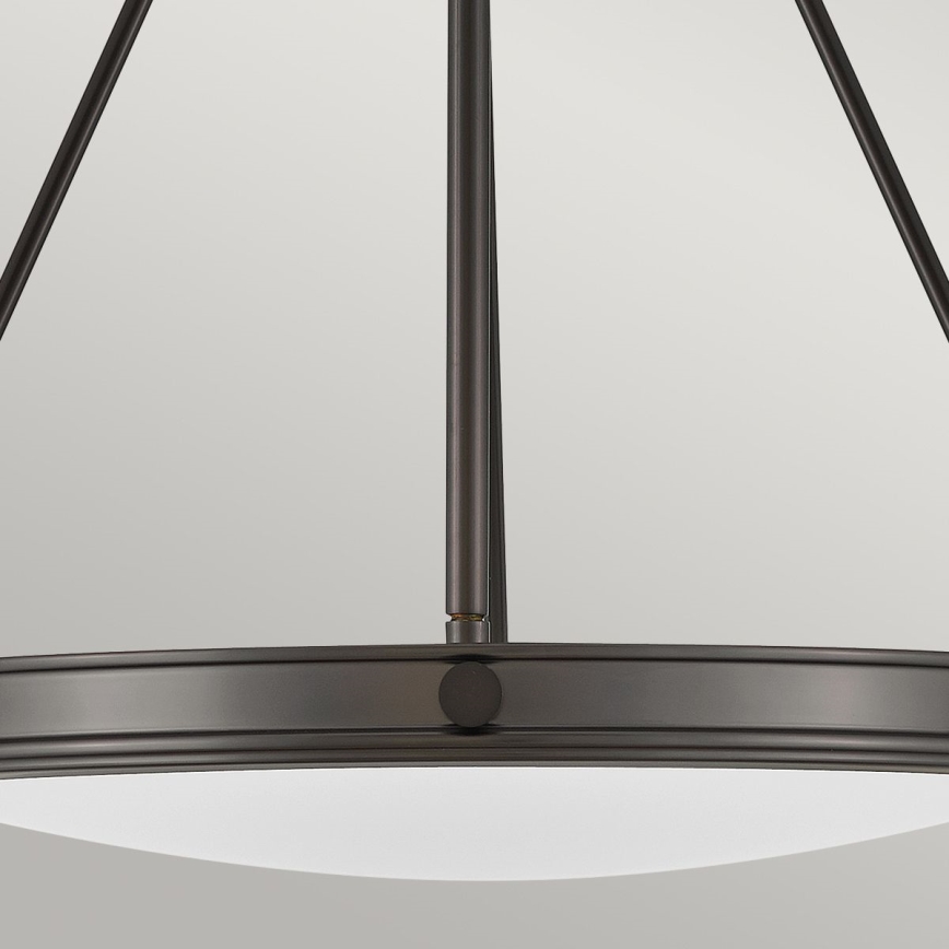 Hinkley - Lustre sur chaîne COLLIER 4xE14/40W/230V Ø 54,3 cm noir