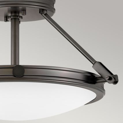 Hinkley - Lampadario da soffitto COLLIER 3xE14/40W/230V Ø 41,7 cm nero