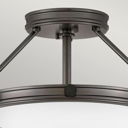 Hinkley - Plafonnier COLLIER 3xE14/40W/230V Ø 41,7 cm noir