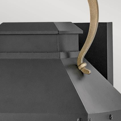 Hinkley - Applique da esterno DAWSON 1xE27/60W/230V IP44 nero