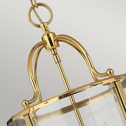Hinkley - Kronleuchter mit Kette GENTRY 4xE14/60W/230V goldfarben