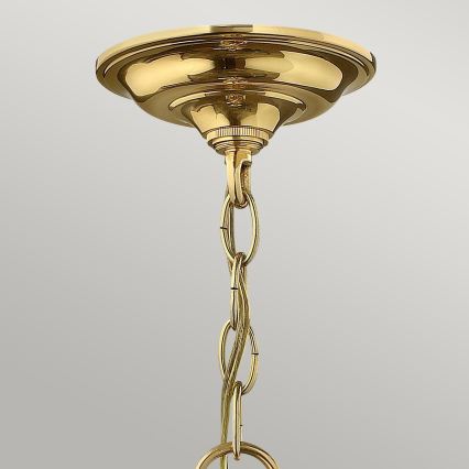 Hinkley - Lampadario a catena GENTRY 4xE14/60W/230V oro