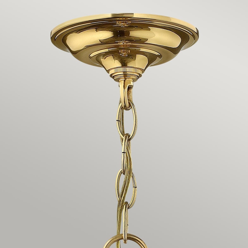 Hinkley - Lampadario a catena GENTRY 4xE14/60W/230V oro