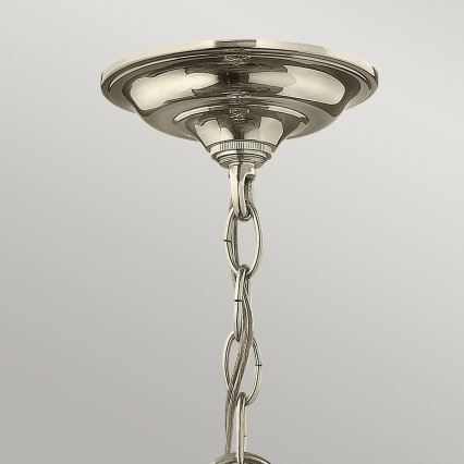 Hinkley - Lampadario a catena GENTRY 4xE14/60W/230V cromo lucido