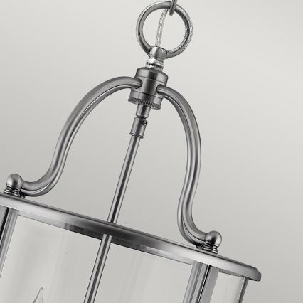 Hinkley - Lampadario a catena GENTRY 4xE14/60W/230V cromo opaco