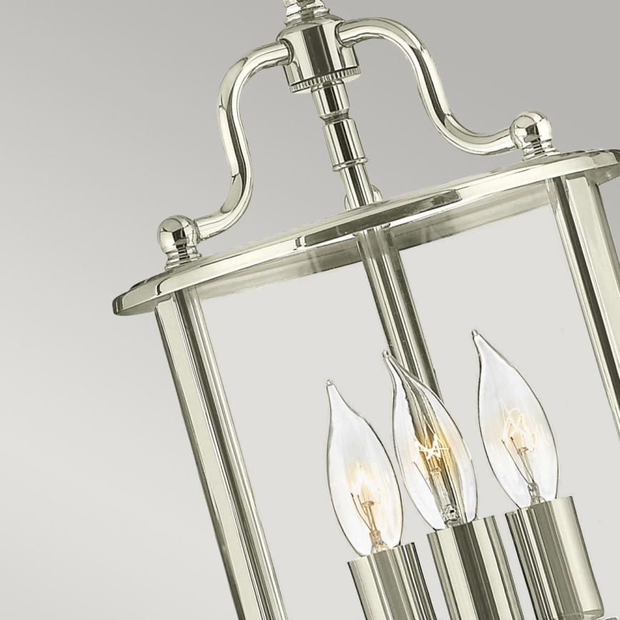 Hinkley - Lampadario a catena GENTRY 3xE14/60W/230V cromo lucido