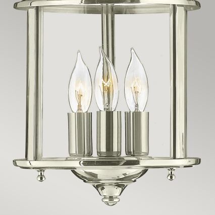 Hinkley - Suspension à chaîne GENTRY 3xE14/60W/230V chromé brillant