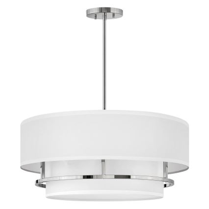 Hinkley - Lampadario a plafone GRAHAM 4xE14/40W/230V cromo lucido