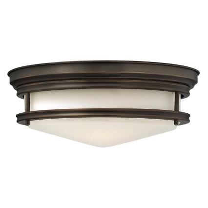 Hinkley - Deckenleuchte HADLEY für Badezimmer 3xE27/40W/230V IP44 Bronze