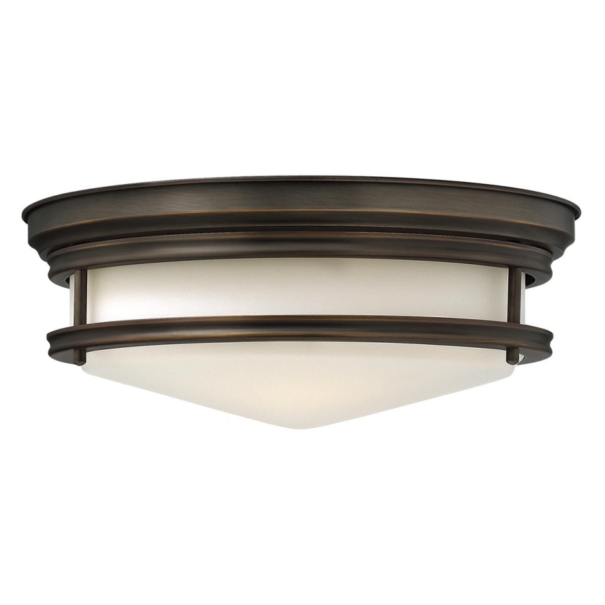 Hinkley - Plafonnier pour salle de bains HADLEY 3xE27/40W/230V IP44 bronze
