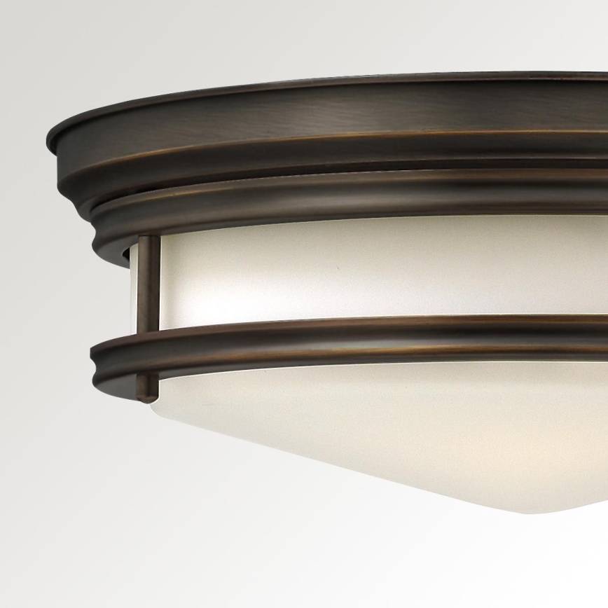 Hinkley - Plafonnier pour salle de bains HADLEY 3xE27/40W/230V IP44 bronze