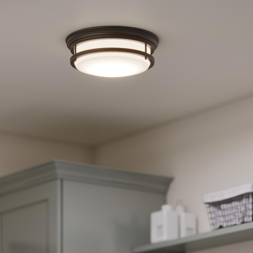 Hinkley - Plafonnier pour salle de bains HADLEY 3xE27/40W/230V IP44 bronze