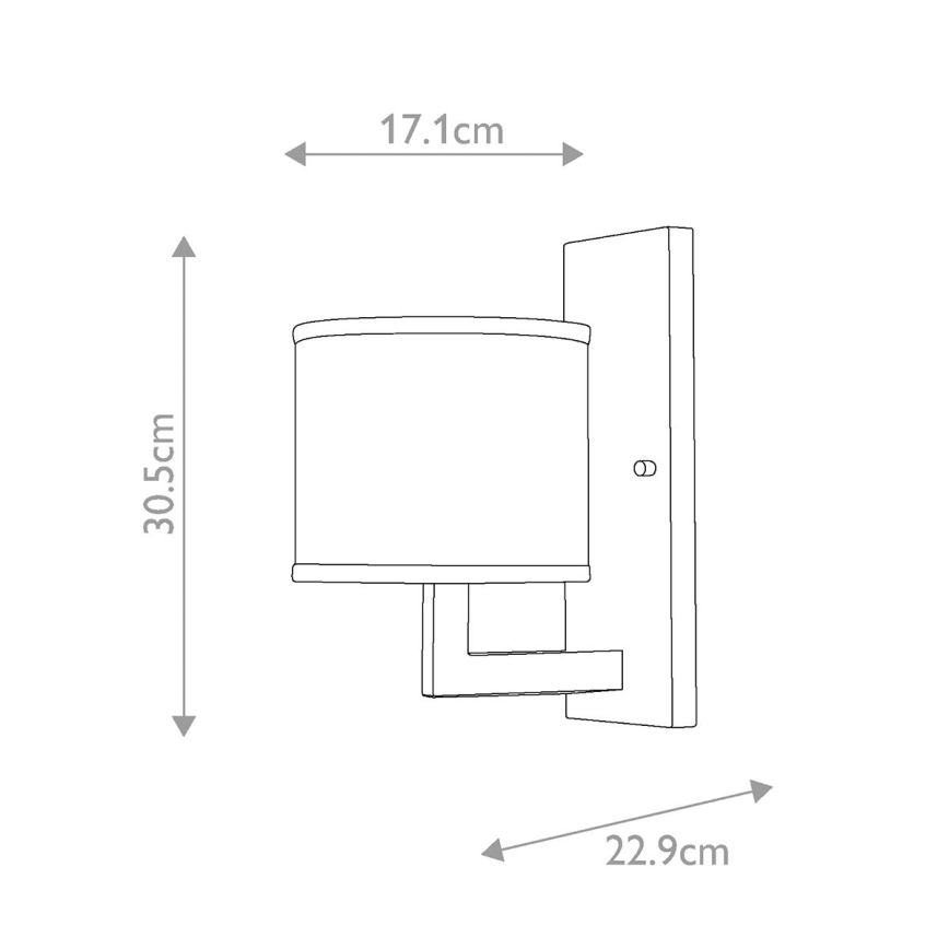 Hinkley - HAMPTON Applique 1xE27/60W/230V, finitura oro