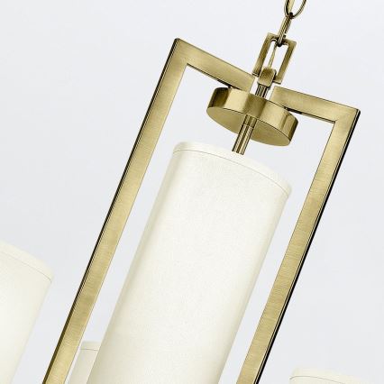 Hinkley - Lampadario a catena HAMPTON 4xE27/60W/230V finitura oro