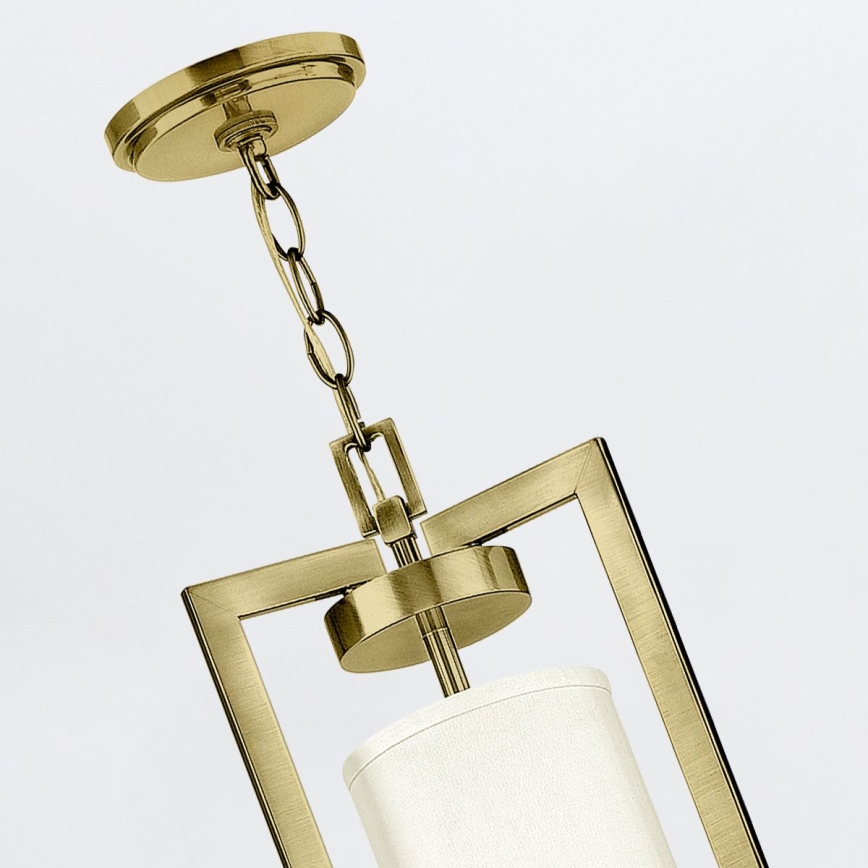 Hinkley - Lampadario a catena HAMPTON 4xE27/60W/230V finitura oro