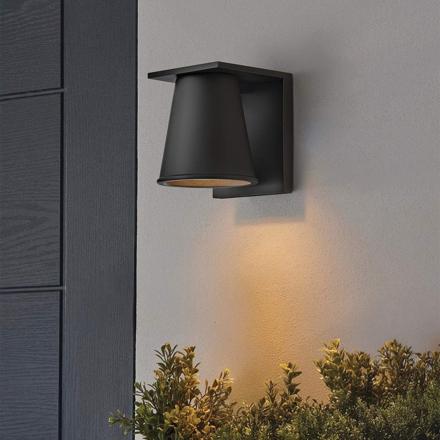 Hinkley - LED-Outdoor-Wandleuchte HANS 1xGU10/8W/230V IP44 schwarz