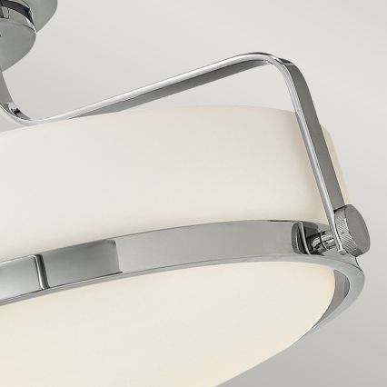 Hinkley - Lampadario a montaggio superficiale HARPER 3xE27/60W/230V Ø 45,6 cm, cromo lucido