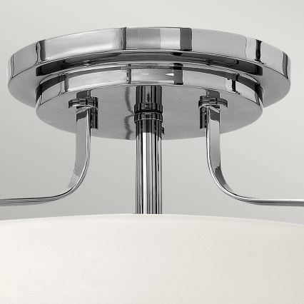 Hinkley - Lampadario a plafone HARPER 3xE27/60W/230V Ø 36,6 cm cromo lucido