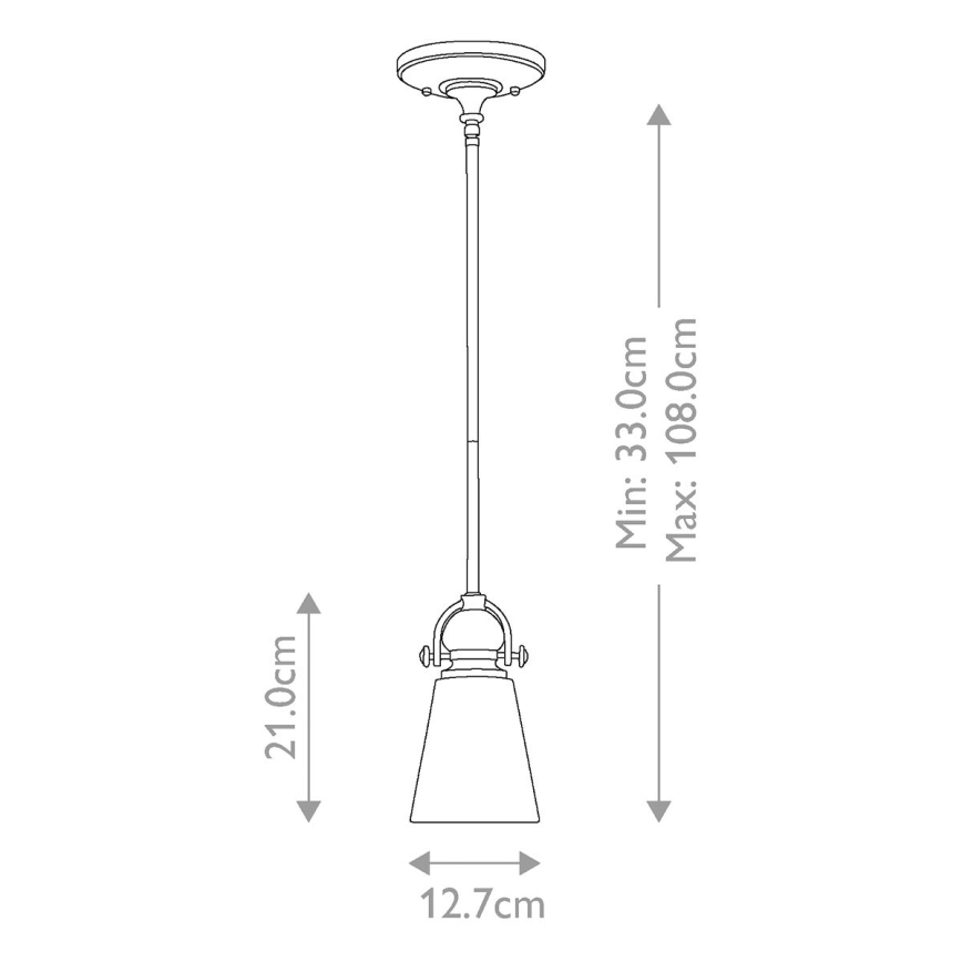 Hinkley - Suspension-barre MAYFLOWER 1xE27/60W/230V