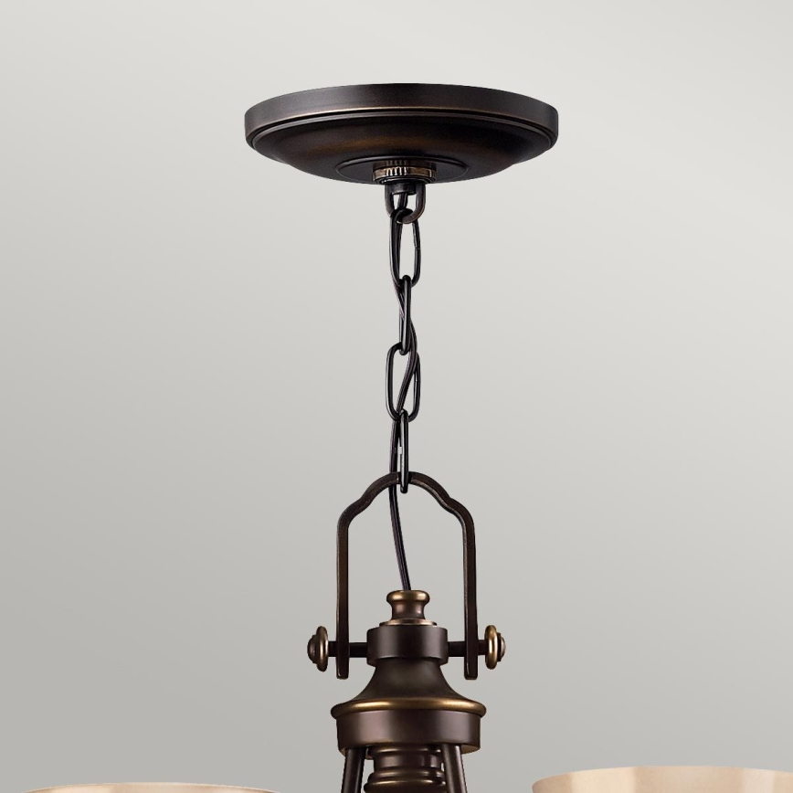 Hinkley - Lampadario a sospensione con catena MAYFLOWER 3xE27/60W/230V