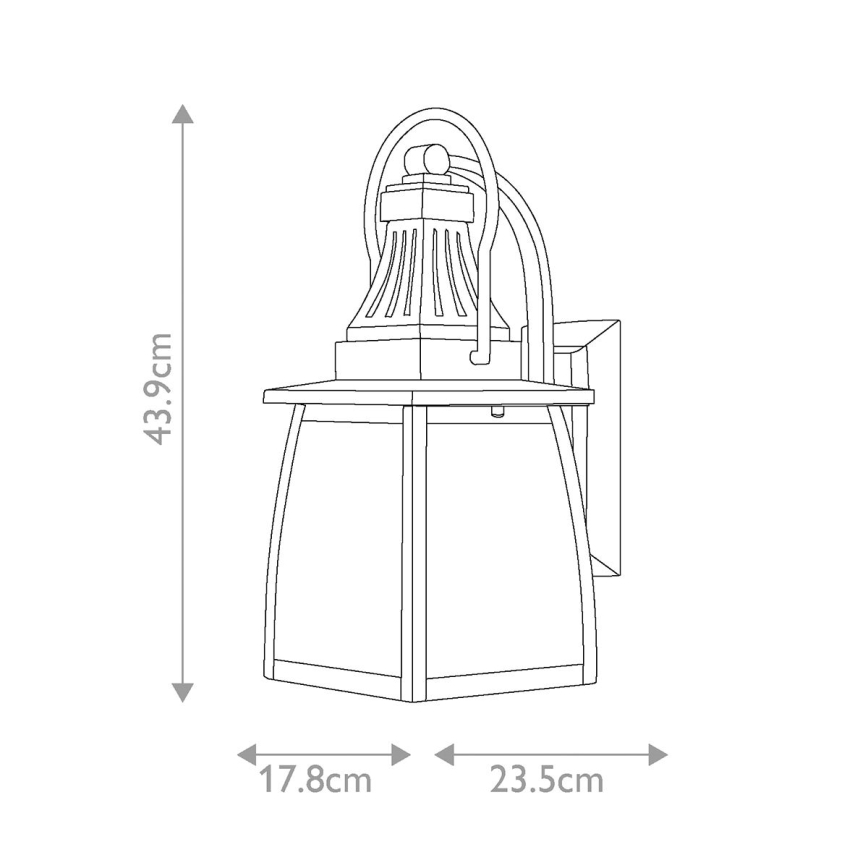 Hinkley - Applique da esterno MONTAUK 2xE14/60W/230V IP44