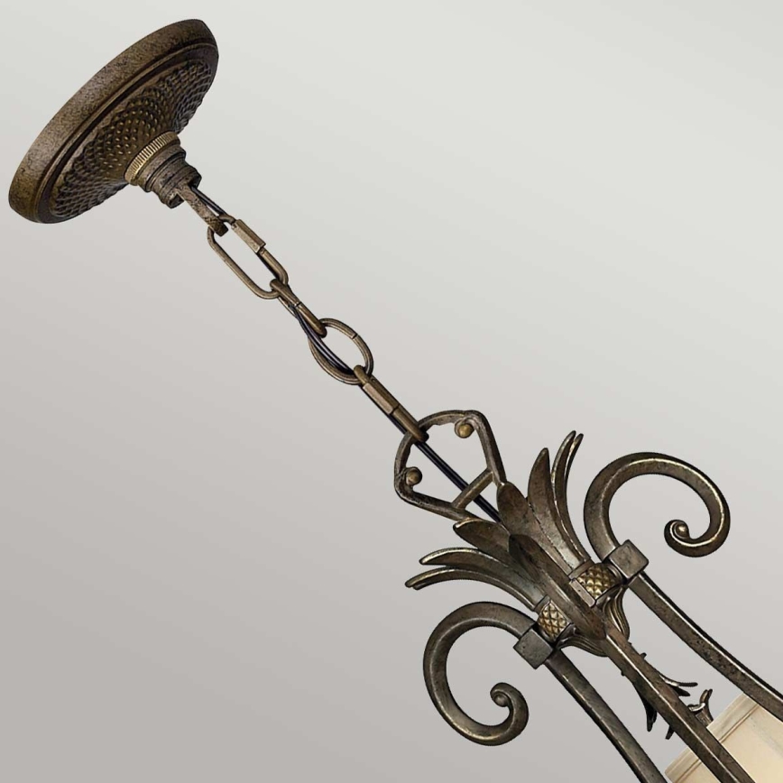 Hinkley - Lampadario a sospensione con catena PLANTATION 10xE14/40W/230V bronzo