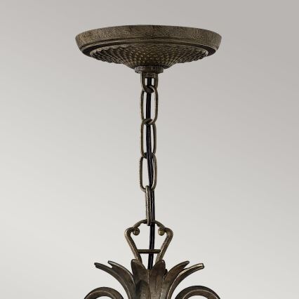 Hinkley - Lampadario a sospensione con catena PLANTATION 4xE14/40W/230V bronzo
