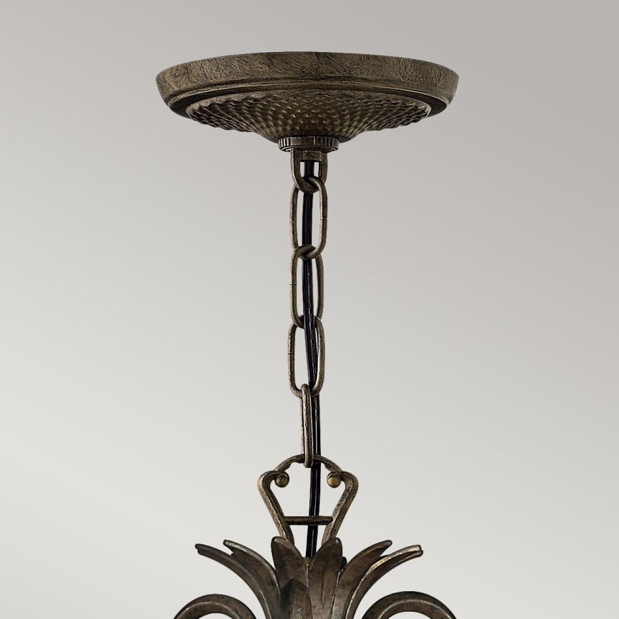Hinkley - Lampadario a sospensione con catena PLANTATION 4xE14/40W/230V bronzo
