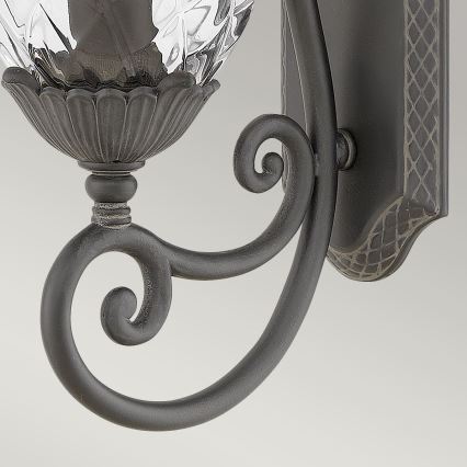Hinkley - Applique PLANTATION 1xE27/40W/230V nero