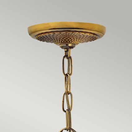 Hinkley - Lampadario a sospensione con catena PLANTATION 5xE27/60W/230V oro