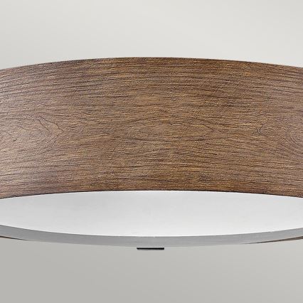 Hinkley - Plafoniera SAWYER 3xE14/40W/230V diametro 38 cm sequoia/marrone