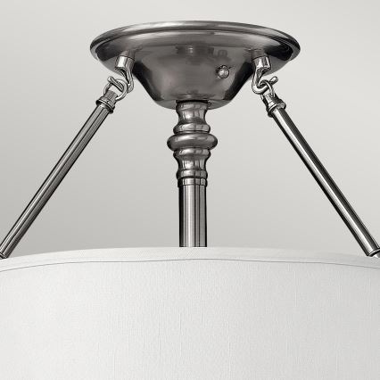 Hinkley - Lampadario da soffitto a montaggio superficiale SUSSEX 3xE27/60W/230V cromo opaco