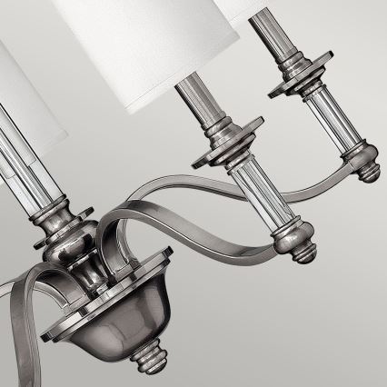 Hinkley - Lustre sur chaîne SUSSEX 5xE14/40W/230V chrome mat