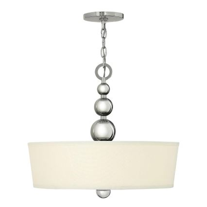 Hinkley - Lustre sur chaîne ZELDA 3xE27/60W/230V chromé brillant