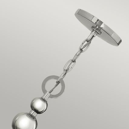 Hinkley - Lustre sur chaîne ZELDA 3xE27/60W/230V chromé brillant