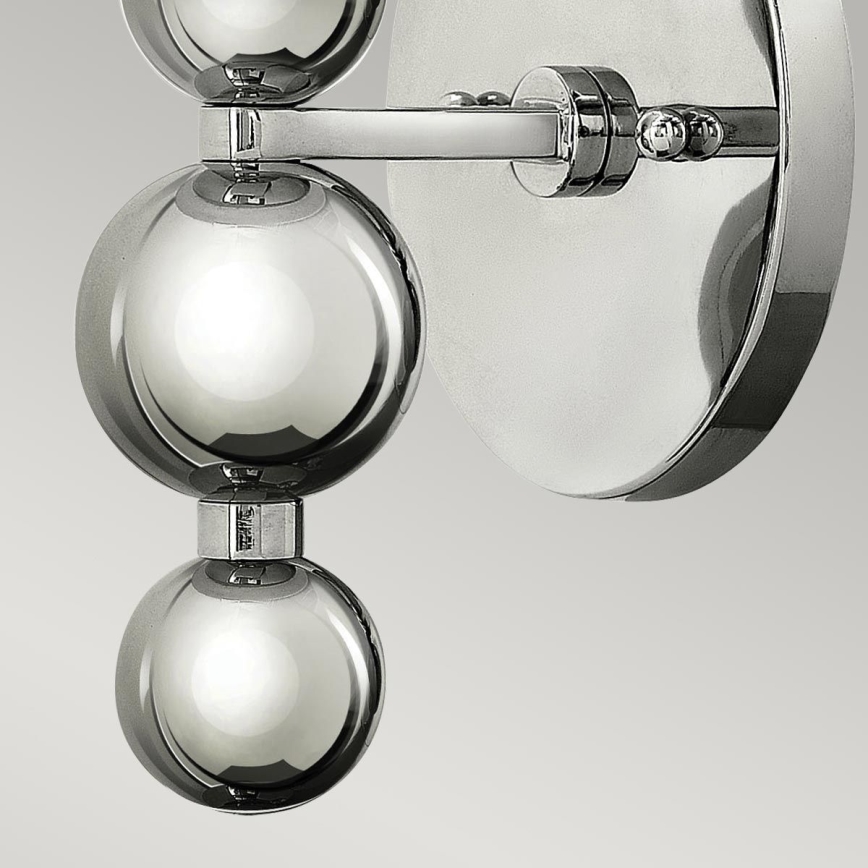 Hinkley - Wandleuchte ZELDA, 1xE27/60W/230V, glänzender Chrom