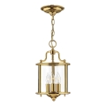 Hinkley - Lampadario a catena GENTRY 3xE14/60W/230V finitura oro