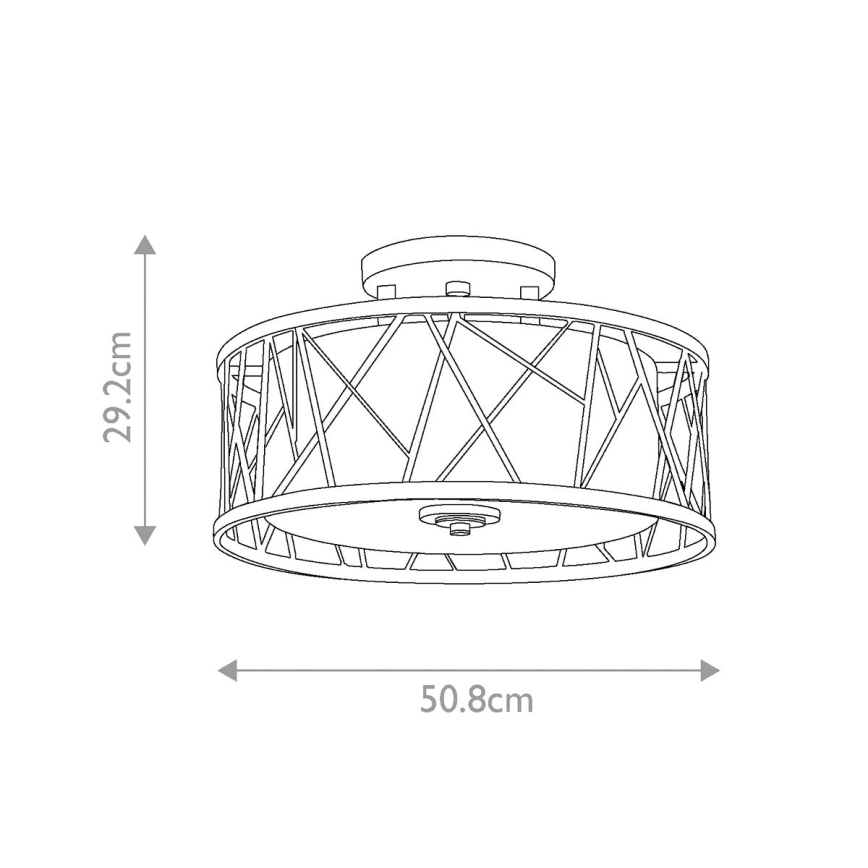 Hinkley - Lampadario a plafone NEST 3xE27/75W/230V oro