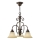Hinkley - Lampadario a sospensione con catena CELLO 3xE27/60W/230V