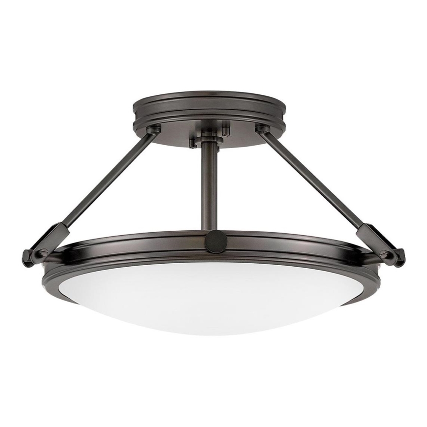 Hinkley - Lampadario da soffitto COLLIER 3xE14/40W/230V Ø 41,7 cm nero