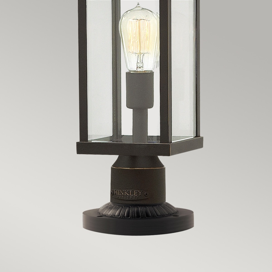 Hinkley - Lampe d'extérieur MANHATTAN 1xE27/100W/230V IP44 noire