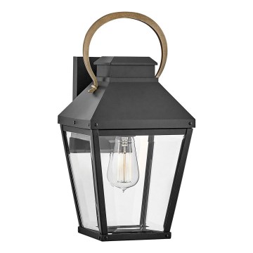 Hinkley - Outdoor-Wandleuchte DAWSON 1xE27/60W/230V IP44 schwarz