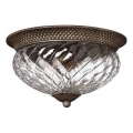 Hinkley - Plafonnier PLANTATION 3xE27/60W/230V bronze