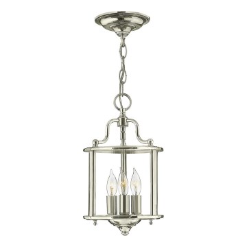 Hinkley - Suspension à chaîne GENTRY 3xE14/60W/230V chromé brillant