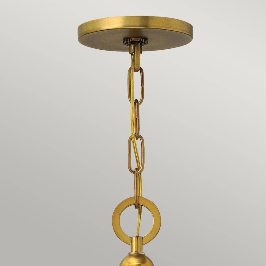 Hinkley - Suspension filaire ZELDA 3xE27/60W/230V laiton