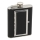 Hip flask mit cigar Tasche 175 ml schwarz