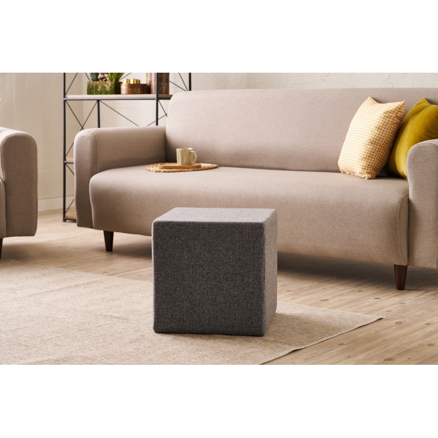 Hocker CUBI 40x40 cm Anthrazit