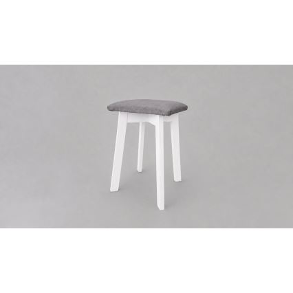 Hocker LUBE 36x36 cm weiß/grau