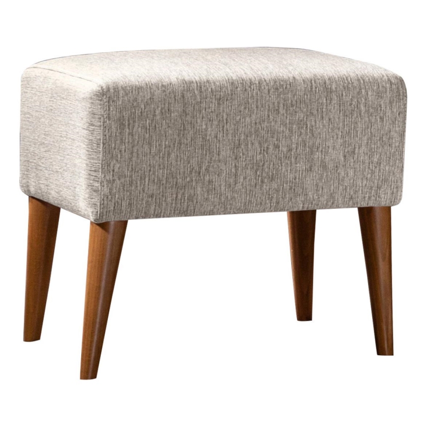 Hocker NIMO 46x50 cm cremefarben